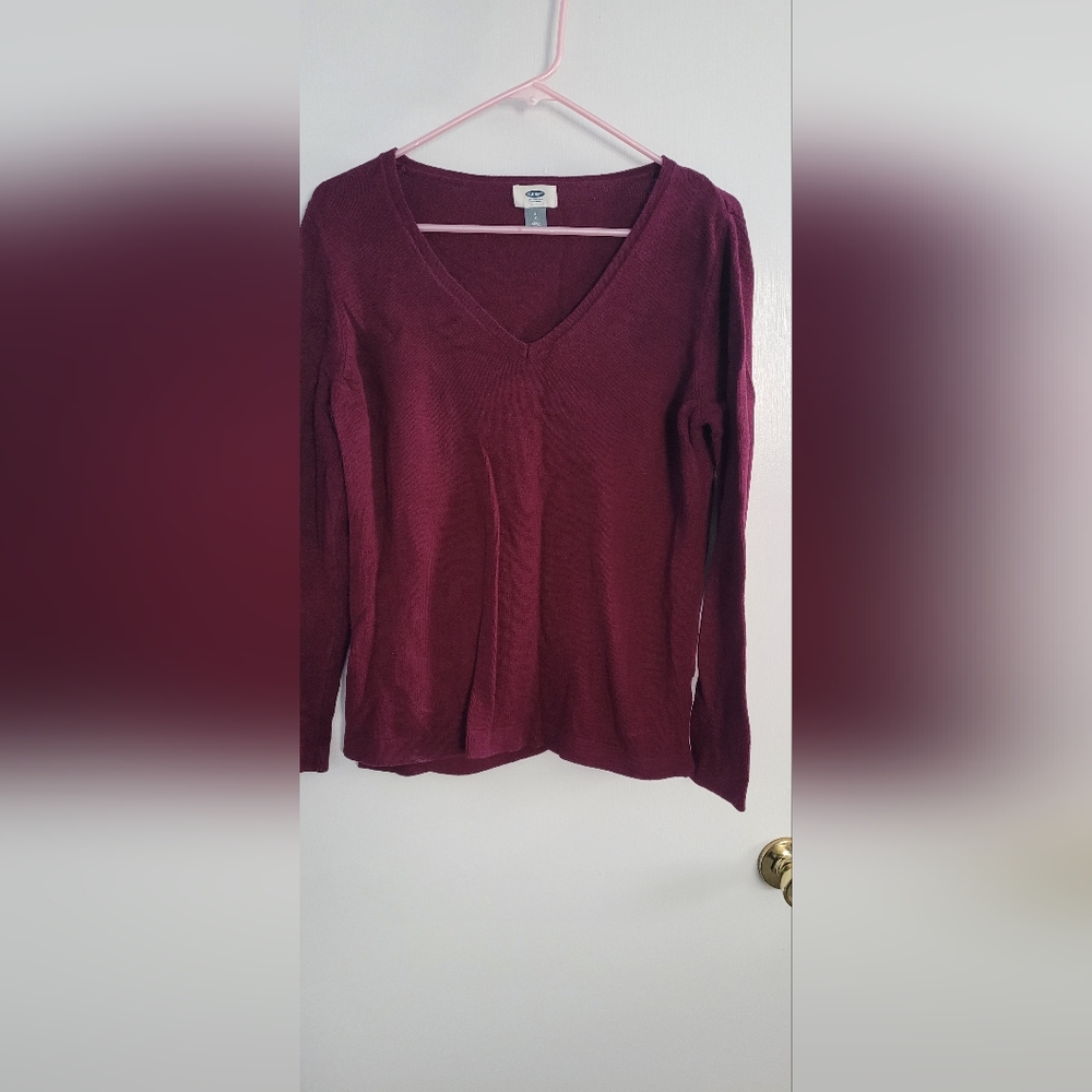 Wine colored sweater